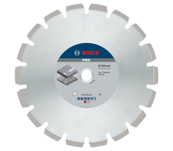 product Disc de tăiat cu diamant BOSCH PRO Asphalt 350mm Segmentat Asfalt