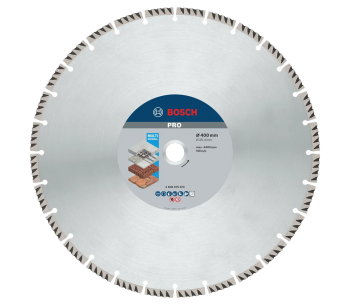 product Disc de tăiat cu diamant BOSCH PRO Multi Material 400mm Segmentat Multimaterial