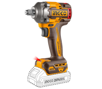 product Mașină de &icirc;nșurubat cu impact cu acumulator INGCO CIWLI2045 20V 2Ah 555Nm