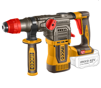 product Ciocan rotopercutor cu acumulator INGCO CRHLI422882 4.5J 42V 2.5Ah
