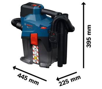 Aspirator industrial cu accumulator (fără bat) BOSCH 18V  GAS 18V-6LS 129mbar 6L photo 1