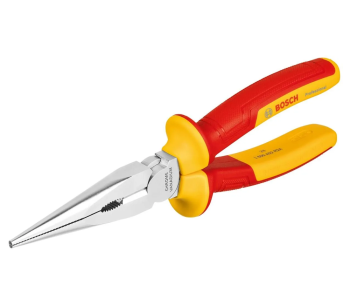product Clești cu falci drepte de electrician BOSCH VDE Long Nose Pliers Straight 200mm