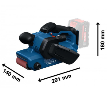 Mașină de șlefuit cu bandă fără fir (fără bat) BOSCH GBS 18V-75 18V photo 1