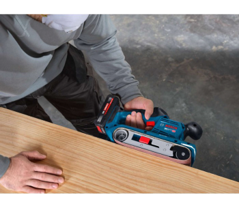 Mașină de șlefuit cu bandă fără fir (fără bat) BOSCH GBS 18V-75 18V photo 3