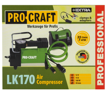 Compresor auto ProCraft LK170 120w 7bar 35l/min photo 6