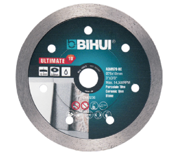 product Disc de tăiat cu diamant BIHUI AGMN76-BC 76mm Solid Ceramică/Porțelan/Marmură