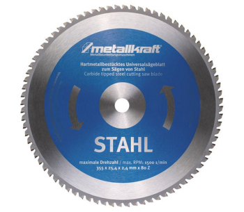 product Disc pentru fierastrau electric Metallkraft 3853504 355mm 2.4mm Oțel