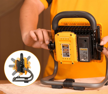 Lanternă construcții cu acumulator (fără bat) INGCO CWLI2025 900/1800lm 20V photo 1