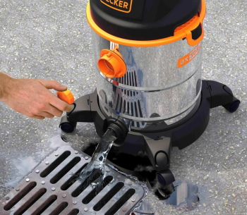 Пылесос промышленный BLACK&DECKER BXVC30XDE 1600вт 204мбар 30л photo 1