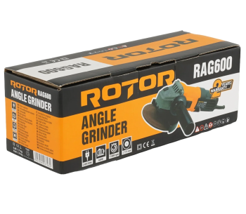 Угловая шлифмашина ROTOR RAG600 600вт 115мм photo 2