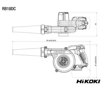Suflantă cu acumulator Solo HIKOKI RB18DCW4Z 3500l/min 18V photo 4