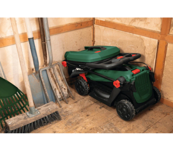 Mașină de tuns gazonul cu acumulator BOSCH ROTAK18V-32 320mm 18V 4Ah photo 7