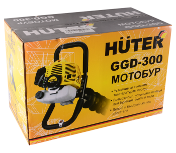 Motoburghiu cu benzină HUTER GGD-300 300mm 52cm3 photo 4