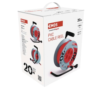 Prelungitor cu tambur 20m 1-10A EMOS P09220 photo 3