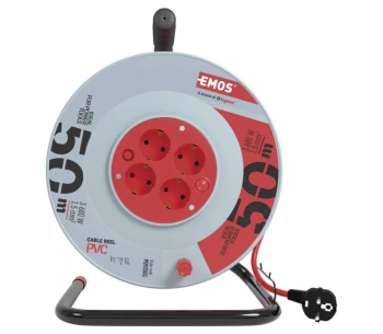 Prelungitor cu tambur 50m 1-16A EMOS P09250 photo 0