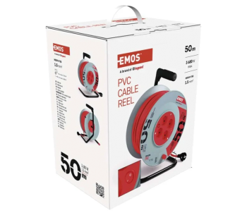 Prelungitor cu tambur 50m 1-16A EMOS P09250 photo 3