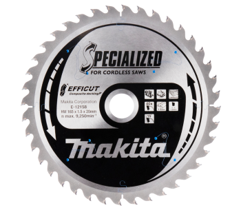 product Disc pentru fierastrau electric MAKITA E-12158 165mm 1.5mm Lemn