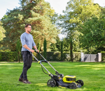 Mașină de tuns gazonul cu acumulator RYOBI RY18LMX46A-250 460mm 18V 5Ah photo 1