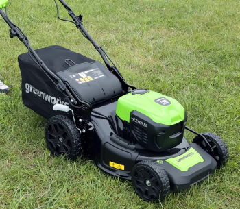 Mașină de tuns gazonul cu acumulator Greenworks GD40LM46SP 460mm 40V photo 1