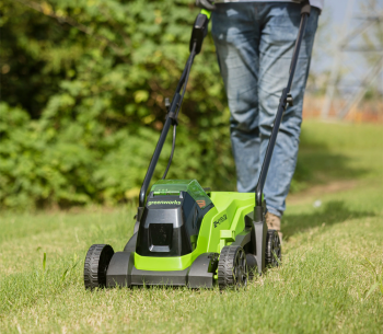 Mașină de tuns gazonul cu acumulator (fără bat) Greenworks GD24LM33 330mm 24V photo 1