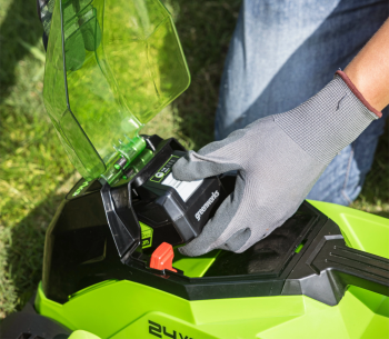 Mașină de tuns gazonul cu acumulator (fără bat) Greenworks GD24LM33 330mm 24V photo 4