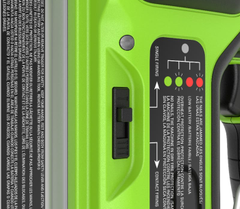Capsator cu acumulator (fără bat) Greenworks GD24BN 100bat/min 24V photo 6