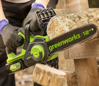 Fierăstrău cu lanț cu acumulator Greenworks GD24CS30K2 300mm 24V 2Ah photo 7