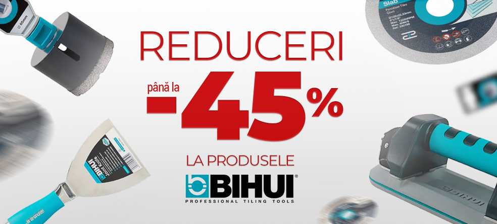 Reducere de pina la -45% la gama de instrumente Bihui promo